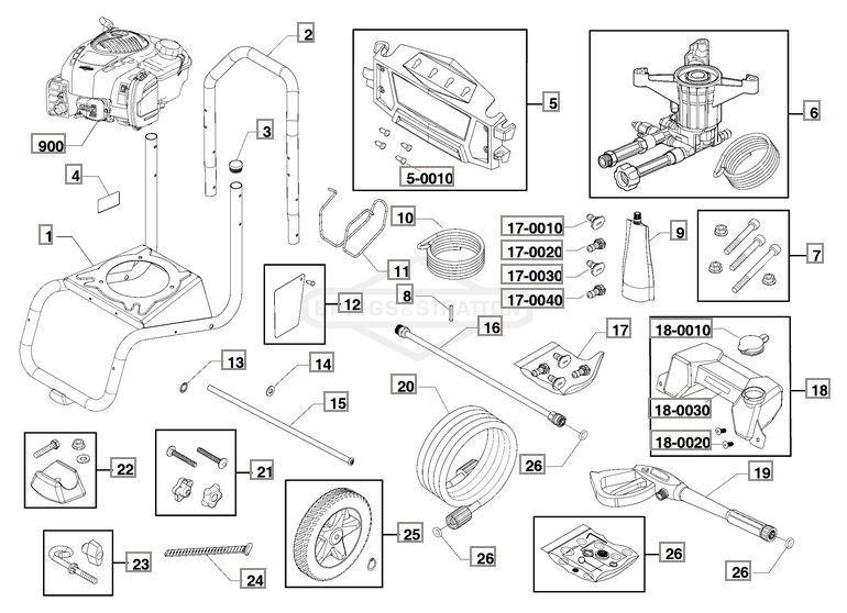 Craftsman CMXGWAS020733 Replacement Parts Replacement Parts And Upgrade 